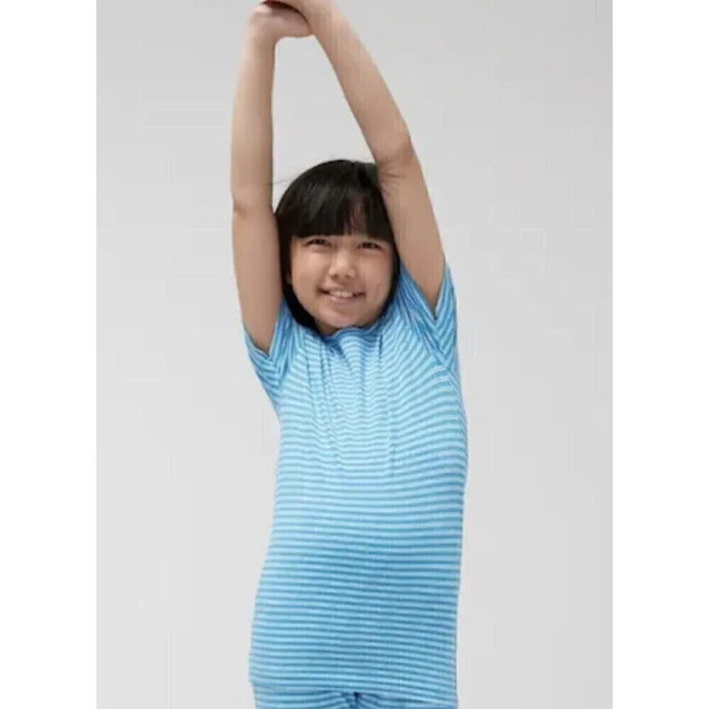 SOMA KIDS PAJAMAS UNISEX STRIPPED - Blue /White STRIPPED Size 8 - NWT FAMILY PJs